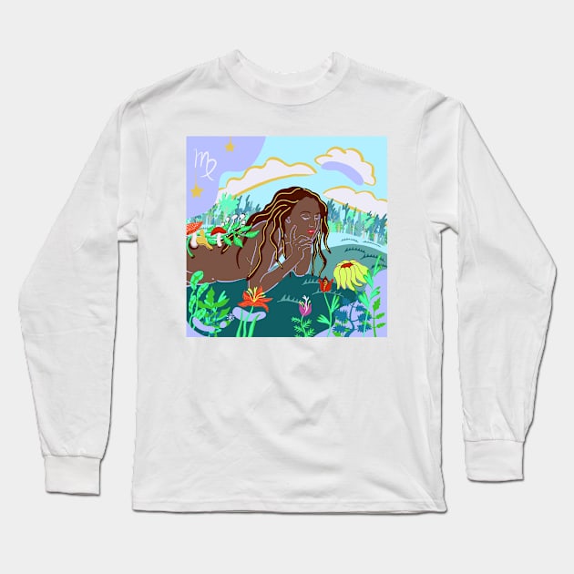 Virgo Long Sleeve T-Shirt by Les Gentils